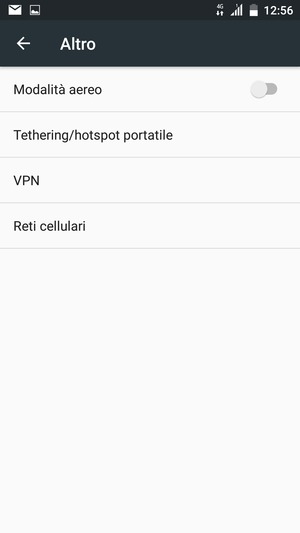 Seleziona Reti cellulari