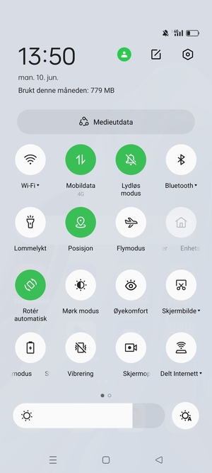 Slå av Posisjon