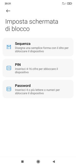 Seleziona Sequenza
