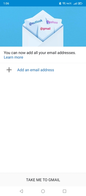 Select Add an email address