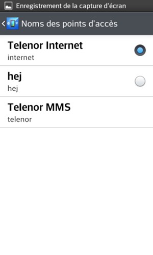 Votre téléphone est maintenant configuré pour les MMS