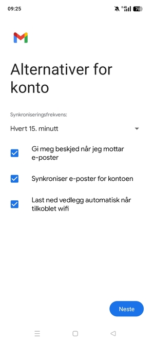 Velg Neste