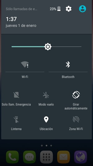 Desactive Wi-Fi y Bluetooth