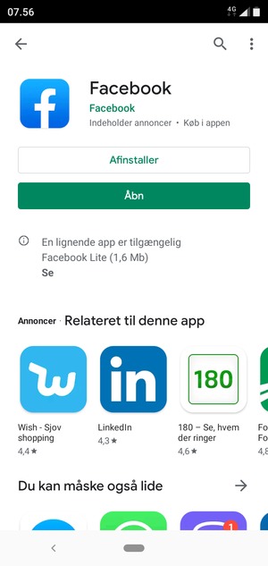 Vælg Åbn