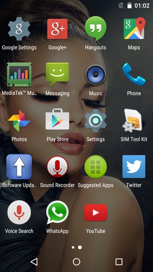 Scroll to and select Settings