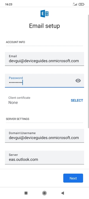 Enter your password