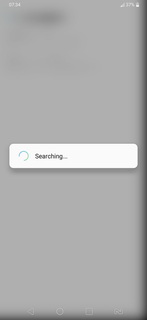 Wait for the search to finish