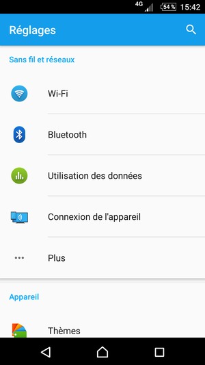 Sélectionnez Plus