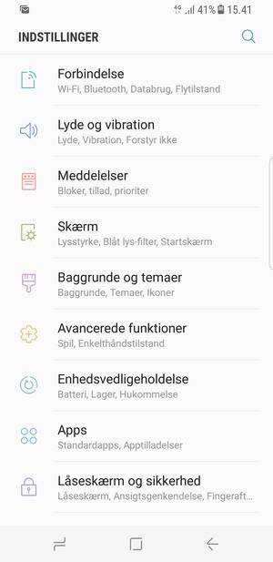 Vælg Forbindelse