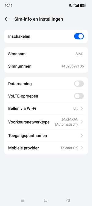 Selecteer Toegangspuntnamen