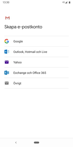 Välj Google