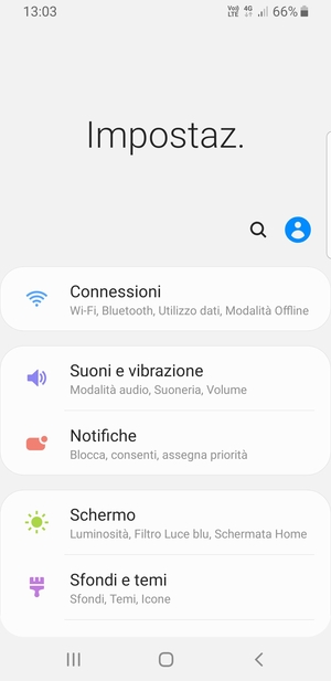 Seleziona Connessioni