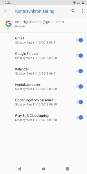Vælg Menu-knappen
