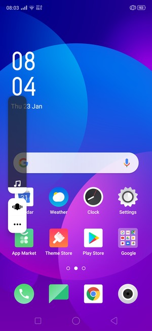Select Sound to change to vibration mode