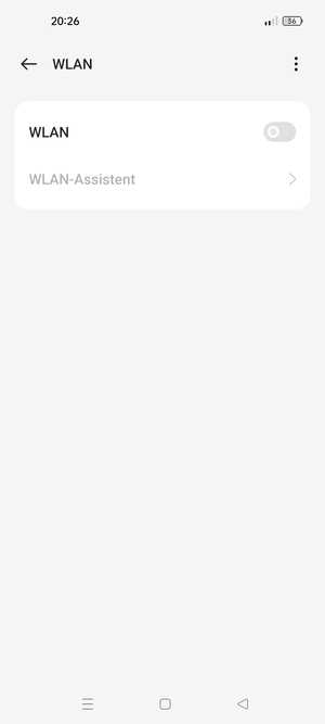Schalten Sie WLAN ein