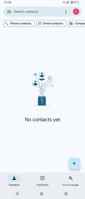 Select Fix & manage
