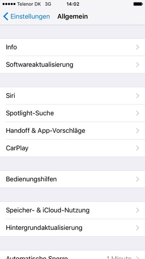 Wählen Sie Softwareaktualisierung
