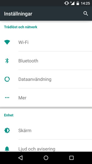 Välj Mer