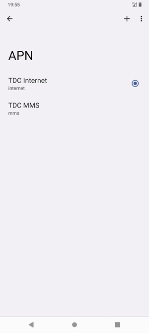 Telefonen din er konfigurert til MMS