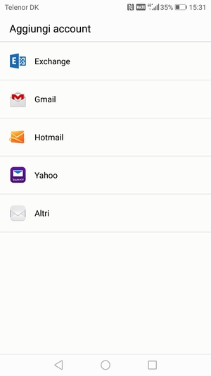 Seleziona Hotmail