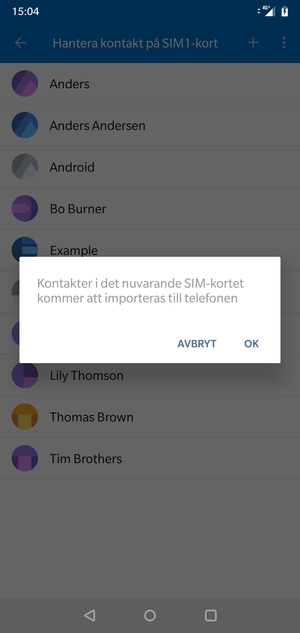 Välj OK
