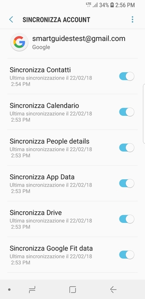 Seleziona il tasto Menu