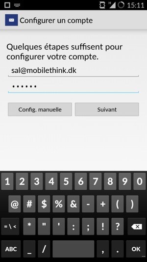 Saisissez votre adresse e-mail et votre mot de passe. Sélectionnez Suivant