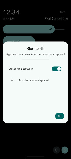 Désactiver Utiliser le Bluetooth