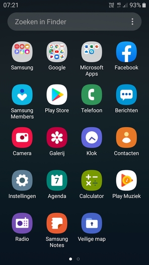 Selecteer Instellingen