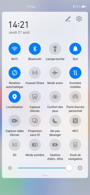 Désactiver le Wi-Fi et le Bluetooth