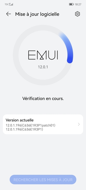 Veuillez attendre la fin de la recherche