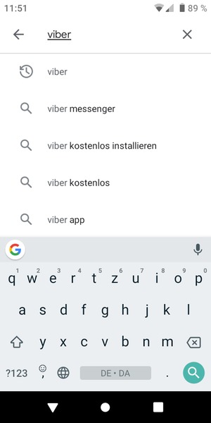 Geben Sie den Namen der App ein und wählen Sie Suchen
