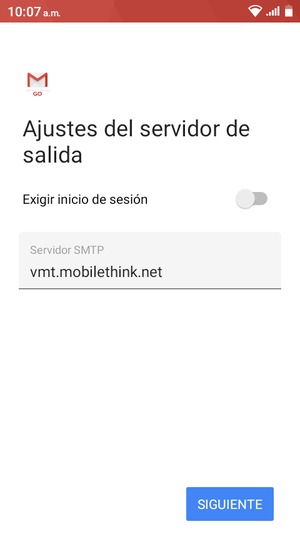 Desactive Exigir inicio de sesión y seleccione SIGUIENTE
