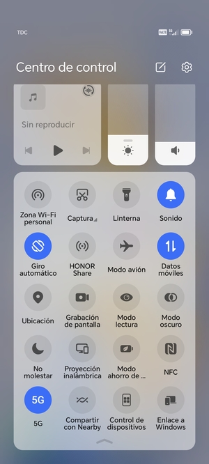 Despláce y seleccione Ahorro de energía