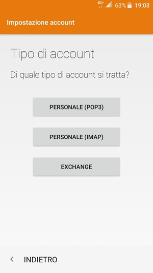 Seleziona EXCHANGE