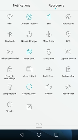 Sélectionnez Batterie ultra