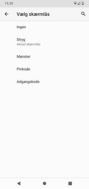 Vælg Mønster