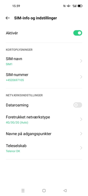 Vælg Navne på adgangspunkter