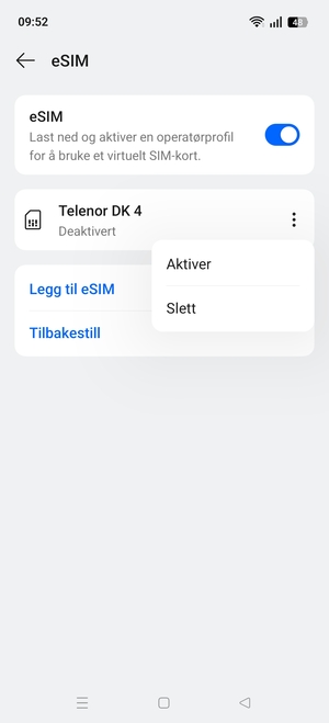 Velg Aktiver