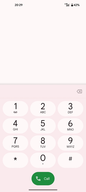 Press and hold the number 1