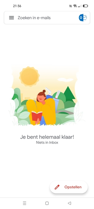 Uw Hotmail is klaar voor gebruik
