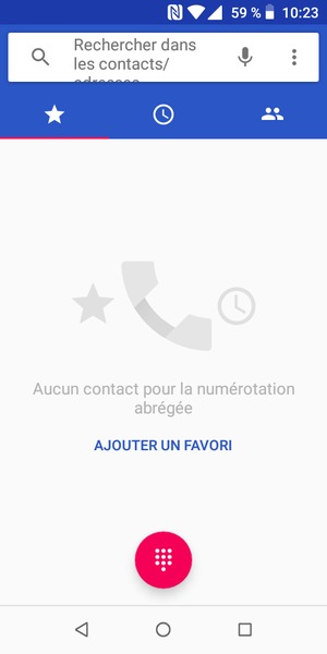 Sélectionnez le bouton du Menu