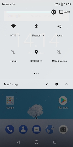 Disattiva Wi-Fi e Bluetooth