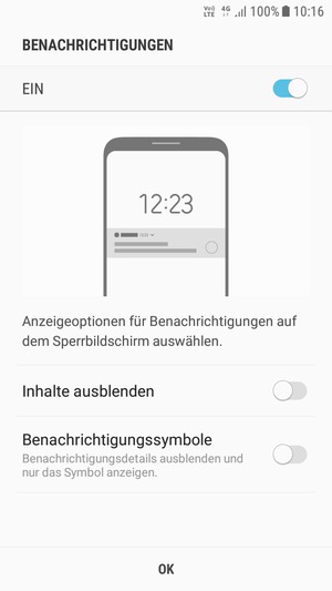 Wählen Sie die gewünschte Option und wählen Sie OK