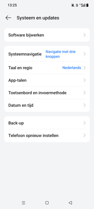 Selecteer Software bijwerken
