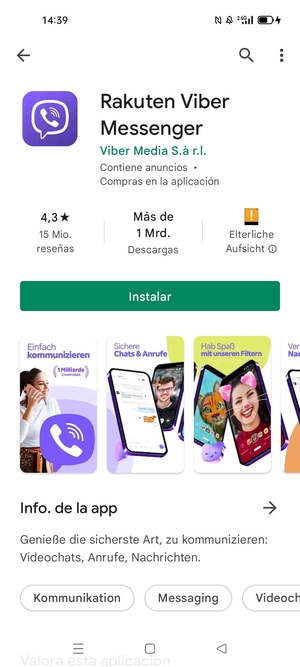 Seleccione Instalar