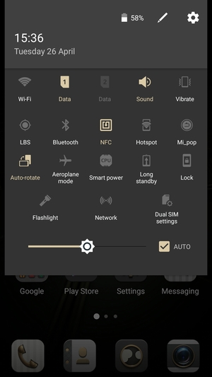 Select Settings