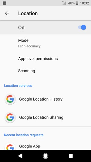Turn Location off