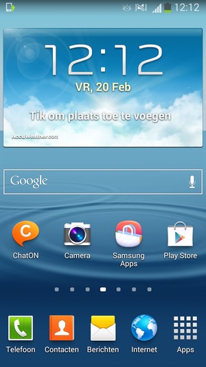Selecteer Apps