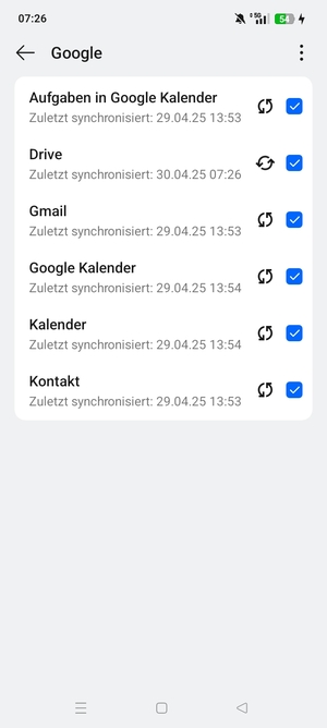 Wählen Sie die Menü-Taste